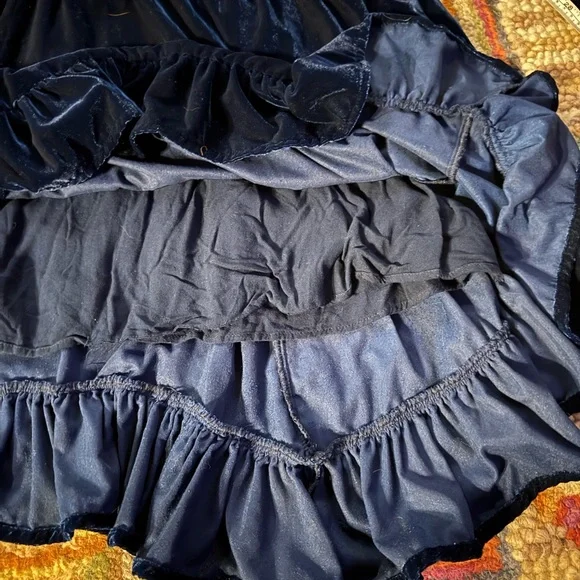 Free People Navy Velvet Dress - Picture 8 of 10